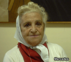 Mercedes Meroño: "Las Madres de Plaza de Mayo no lloran: luchan."