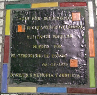 Militante popular...las calles de Buenos Aires tienen memoria