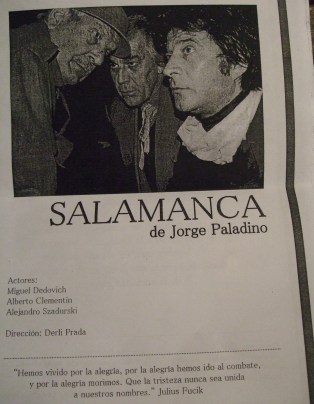 Espectáculo de Jorge Paladino sobre el secuestrado sindicalista mecánico René Salamanca