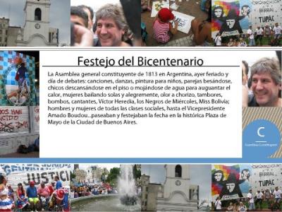 Los festejos del Bicentenario ayer en Plaza de Mayo